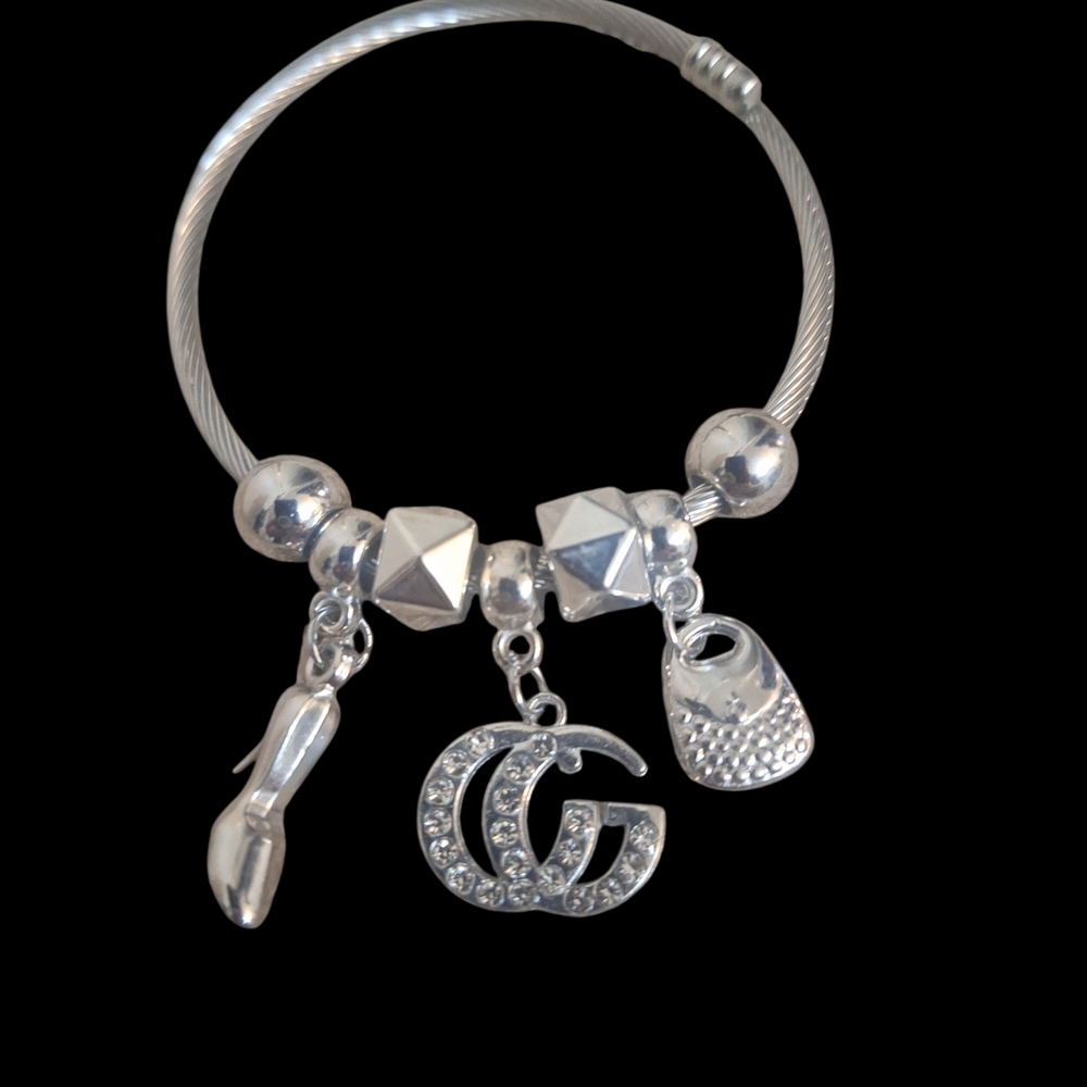 Silver Charm Bracelet